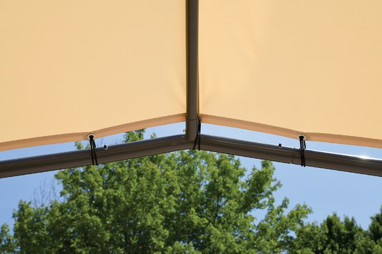 ShelterLogic® Paviljoen Pacifia Pergola - Partytent - 317x317 cm - Beige