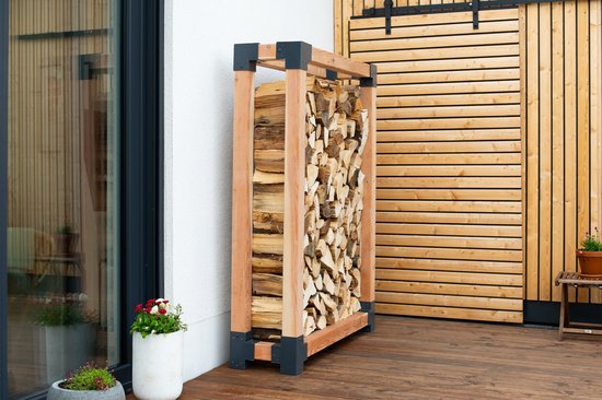 Westmann HaardHout Houtopslag Houtrek WMKR3020 - Brandhoutrek 40x138x180cm