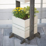 Westmann Maja Houten Plantenbak Pilaar 50x50x170 cm - Grijs
