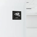24ME® - Set van 4 Camerabewaking Stickers – 10cm x 10cm - Beveiligingsstickers voor Binnen en buiten - Weerbestendig en Zelfklevend
