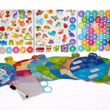 DMG Supply Alfabet Speelboek - Engelstalig Busy Book - Montessori Speelgoed - Educatief Speelgoed - Letters en Dieren