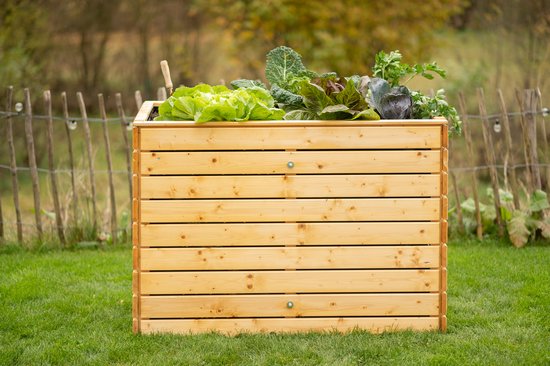 Westmann Houten Verhoogde Plantenbak Moestuin Asket L - 130x70x90cm