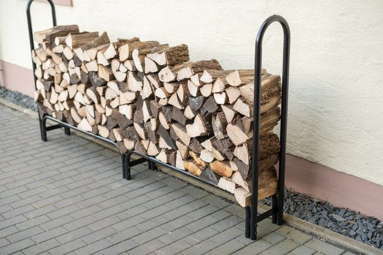 ShelterLogic® - HaardHout Houtopslag met Hoes - Brandhoutrek