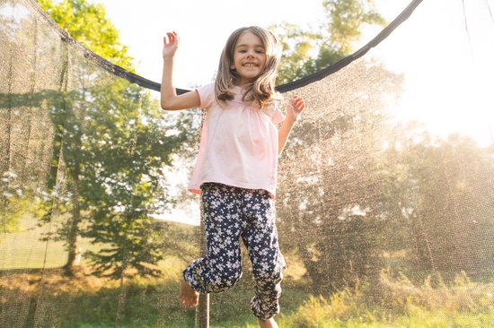 Sportspower Trampoline Ø244 cm met Veiligheidsnet - Zwart