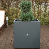 Herstera Garden® Cube Plantenbak HG08976803 - 70x70x70 cm - Antraciet