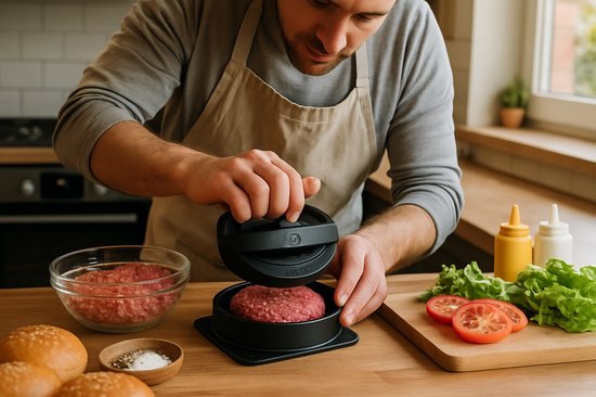 4cookz® 2-in-1 Hamburgerpers - Hamburgers pers