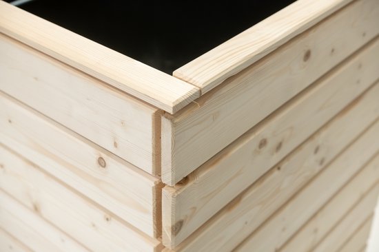 Westmann Houten Verhoogde Plantenbak Moestuin Asket L - 130x70x90cm