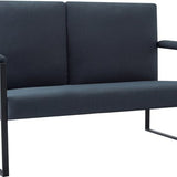 Zitbank voor 2 Personen - Blauw - 125 x 80 x 77 cm - Loveseat - Stijlvol en Comfortabel voor Elk Interieur