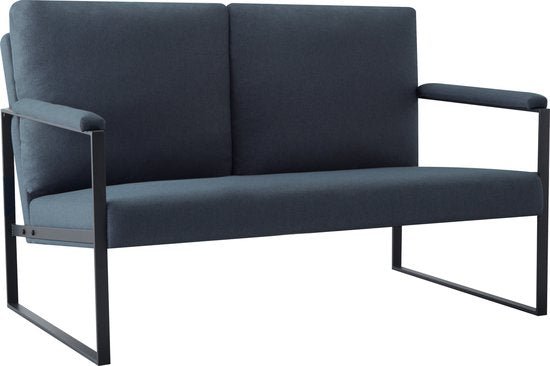 Zitbank voor 2 Personen - Blauw - 125 x 80 x 77 cm - Loveseat - Stijlvol en Comfortabel voor Elk Interieur