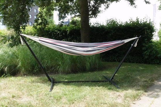 4gardenz canvas Hangmat 200x150cm -Totale 320cm