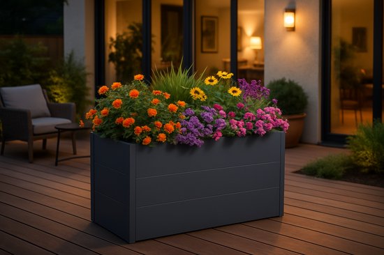 4gardenz® Plantenbak Metaal voor Buiten met Verhoogde Bodem