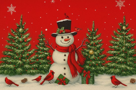 Kerst Placemat - Placemat - - - Placemat - Decoratieve Placemat - 46x30,5