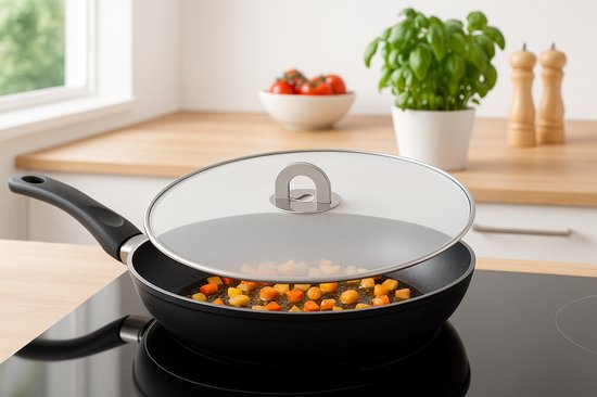 RVS Antispatdeksel Set van 3 – Ø20 - Ø25 - Ø30 cm – Spatdeksel voor Pan – Fijne Antispat Zeef – Vetbeschermer voor Bakken & Braden – Vaatwasserbestendig – Universeel Formaat