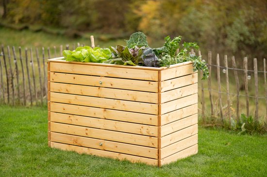 Westmann Houten Verhoogde Plantenbak Moestuin Asket L - 130x70x90cm