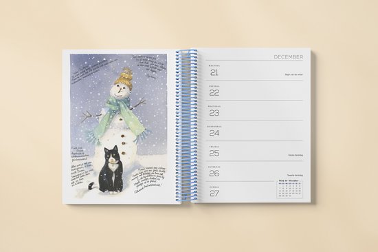 Libelle Marjolein Bastin Agenda 2026 - één jaar lang genieten - Incl. handige ringband, elastiek en 8 ansichtkaarten