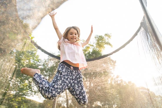 Sportspower Trampoline Ø244 cm met Veiligheidsnet - Zwart