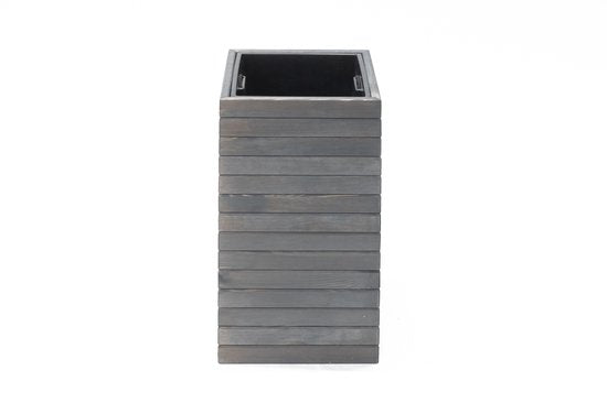 Westmann Mono Houten Plantenbak Pilaar 35x35x56 cm - Grijs