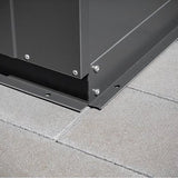 Trimetals® Stoweaway Metalen Berging TM11000 - Fietsenstalling - Antraciet