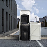 Hide® Containerombouw 1 afvalcontainer Zwart HD12401 - Kliko ombouw