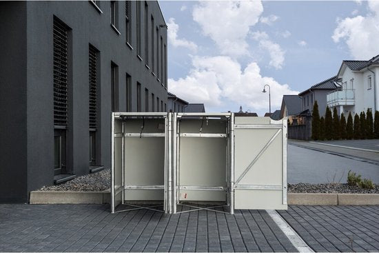 Hide® Containerombouw 2 afvalcontainers Zwart HD02401 - Kliko ombouw