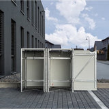 Hide® Containerombouw 2 afvalcontainers Zwart HD02401 - Kliko ombouw