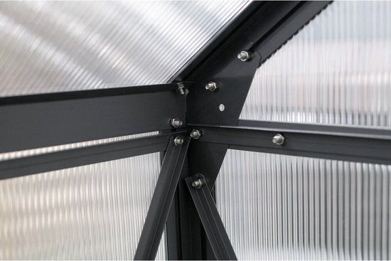 Westmann Aluminium kas Flora 66 | Antraciet | 192x192x202cm