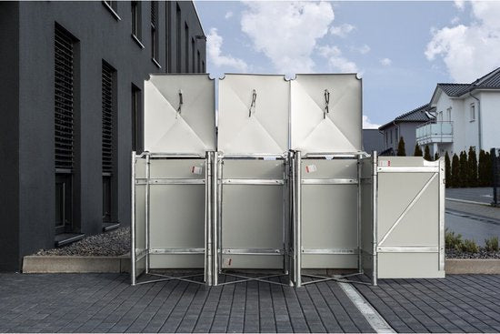 Hide® Containerombouw 3 afvalcontainers HD04401 zwart- Kliko ombouw