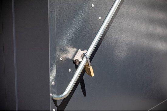 Trimetals® Stoweaway Metalen Berging TM11000 - Fietsenstalling - Antraciet