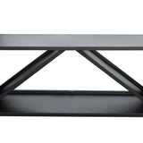 Westmann Hout Opslagrek Metaal WMLG983S - 34x104x40 cm - Zwart