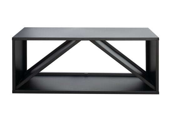 Westmann Hout Opslagrek Metaal WMLG983S - 34x104x40 cm - Zwart