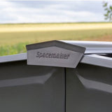 Spacemaker Metalen gereedschapsschuur 54 - 122x151x198cm - Grijs