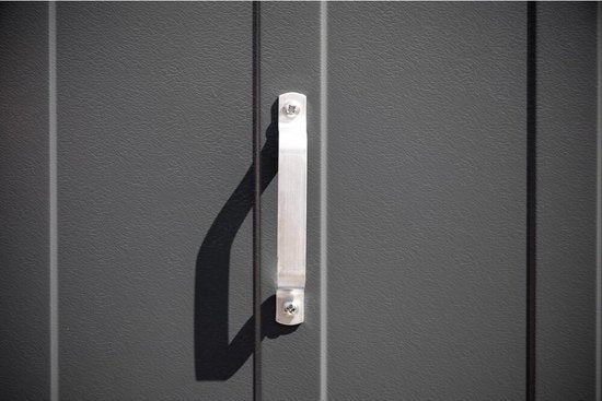 Trimetals® Stoweaway Metalen Berging TM11000 - Fietsenstalling - Antraciet