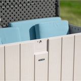 Lifetime® Kunststof Kussenbox 570 ltr - Tuinkist 72x151x69cm - Grijs