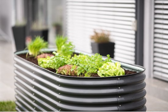Metalen Plantenbak Westmann ISPB170H-A - Bloembak - Tuin Hochbeed - 240x80x82 cm