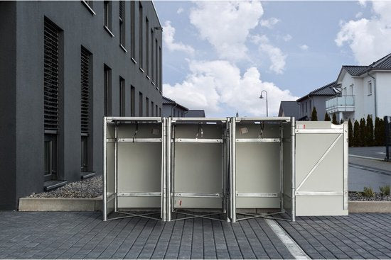 Hide® Containerombouw 3 afvalcontainers HD04401 zwart- Kliko ombouw