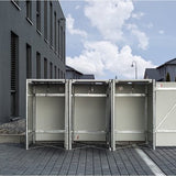 Hide® Containerombouw 3 afvalcontainers HD04401 zwart- Kliko ombouw