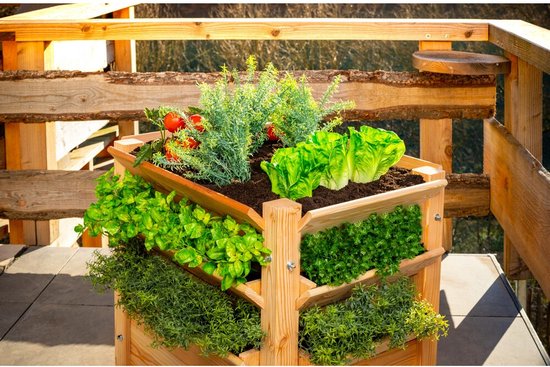 Westmann verhoogde plantenbak Premium L - 66x66x73 cm