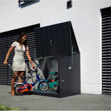 Trimetals® Stoweaway Metalen Berging TM11000 - Fietsenstalling - Antraciet