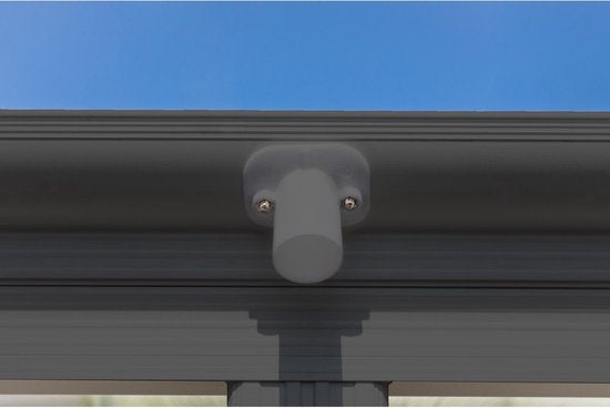 Westmann Aluminium carport met plat dak Helsinki - Antraciet - 503x305x232cm