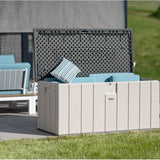 Lifetime® Kunststof Kussenbox 570 ltr - Tuinkist 72x151x69cm - Grijs