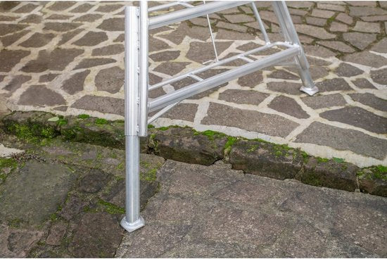 Niwaki 3-poot Tuinladder 240-300 cm in Hoogte Verstelbaar - Plukladder NW02700
