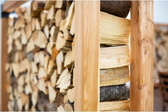 Westmann HaardHout Houtopslag Houtrek WMKR3030 - Brandhoutrek 198x40x180 cm