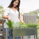 Herstera Garden® Hoge Plantenbak Verrijdbaar Barcelona - 35x75x80cm