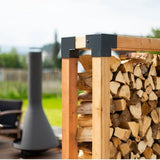 Westmann HaardHout Houtopslag Houtrek WMKR3030 - Brandhoutrek 198x40x180 cm