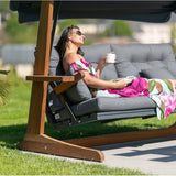 Vadi Concept - Sia 2400A Luxe Schommelbank ( iroko hout)