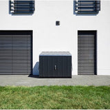 Trimetals® Stoweaway Metalen Berging TM11000 - Fietsenstalling - Antraciet