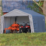 ShelterLogic® Opslagtent SL70443 - 370x370x260 cm - Grijs