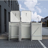 Hide® Containerombouw 2 afvalcontainers Zwart HD02401 - Kliko ombouw