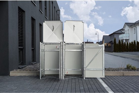 Hide® Containerombouw 2 afvalcontainers Zwart HD02401 - Kliko ombouw