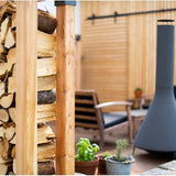 Westmann HaardHout Houtopslag Houtrek WMKR3030 - Brandhoutrek 198x40x180 cm